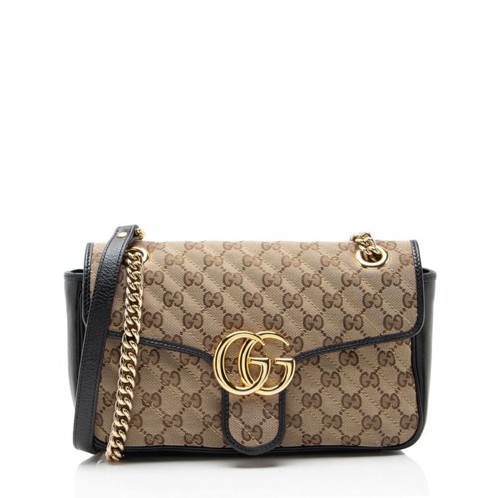Gucci Matelasse GG Canvas GG Marmont Medium Flap Bag
